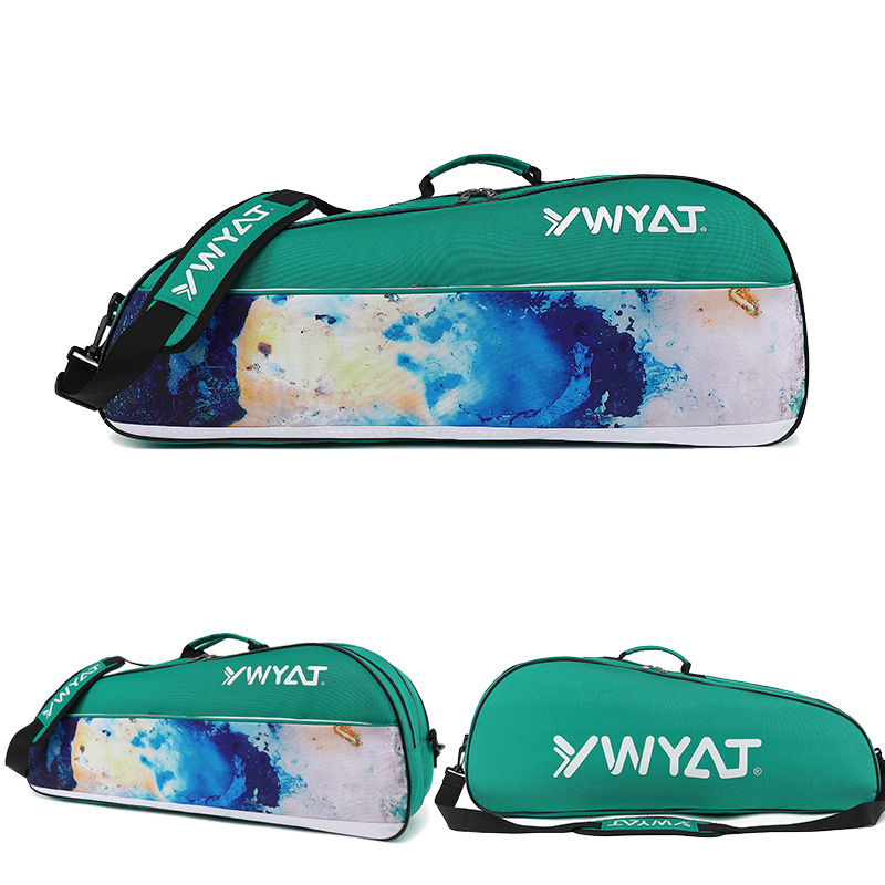 Чанта за ракети за бадминтон и тенис – капацитет 3 ракети, презрамка за едно рамо, унисекс, платно и полиестер, марка Ywyat