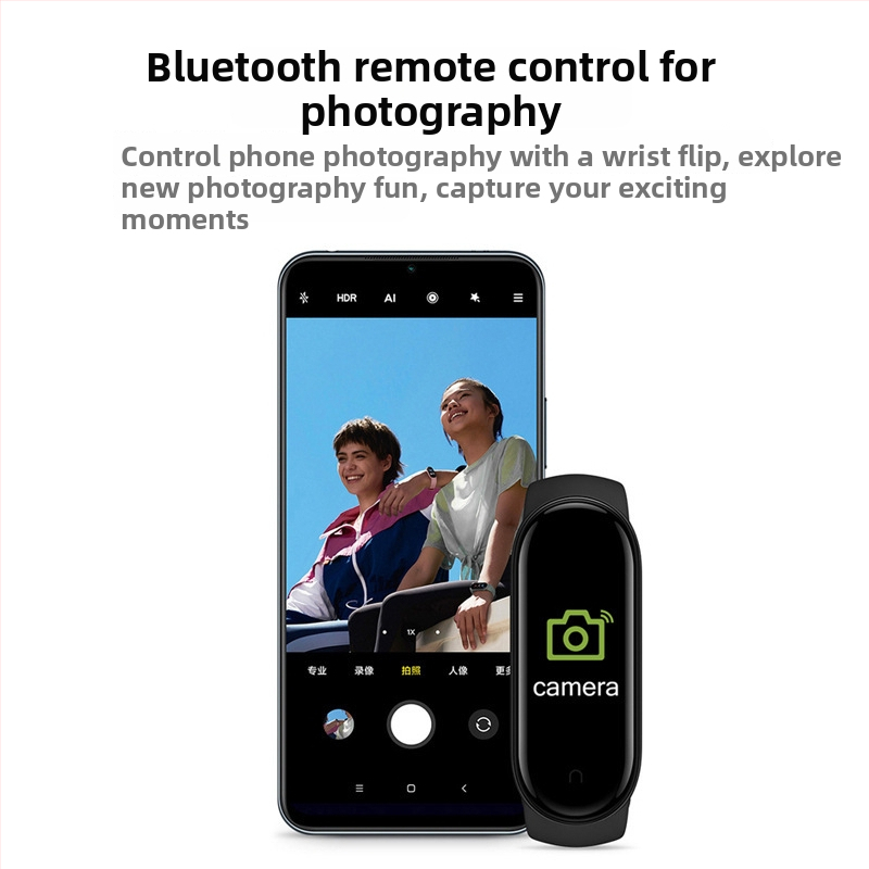 M5 pametna narukvica, Android kompatibilan, silikonska narukvica, 64MB memorije, trajanje baterije 7–14 dana, brojanje koraka