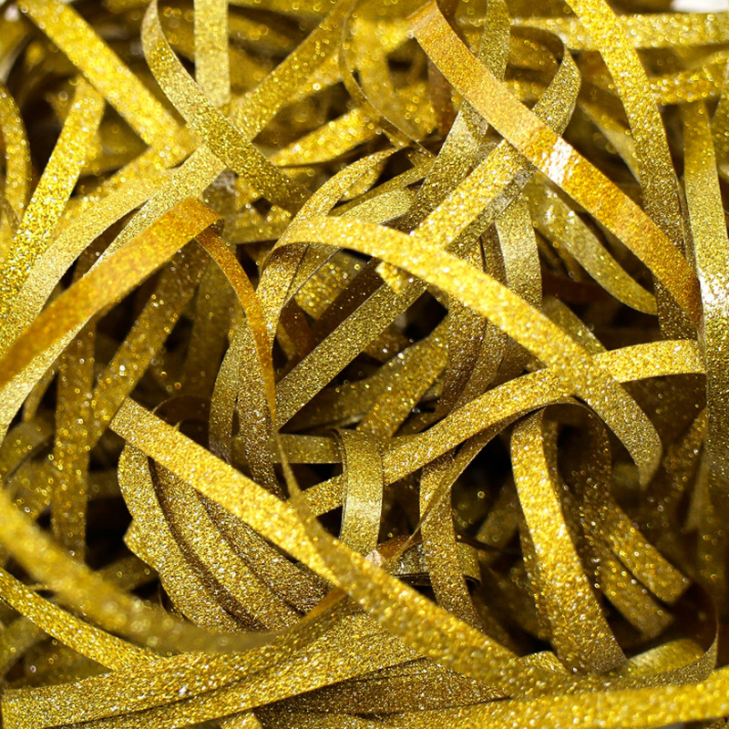 Пластмасова рафия за декоративен пълнител на подаръци — марка Raffia House; категория: рафия; употреба: сватба