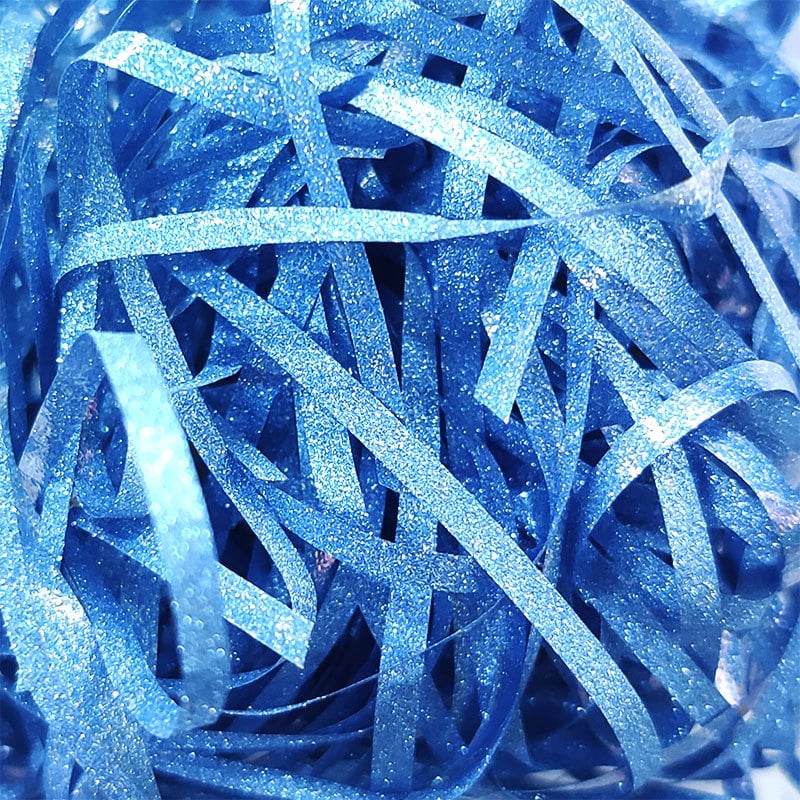 Пластмасова рафия за декоративен пълнител на подаръци — марка Raffia House; категория: рафия; употреба: сватба