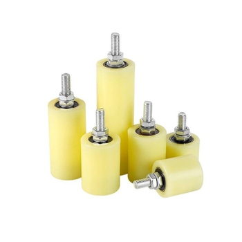 Νάιλον τροχός καθοδήγησης για συρόμενες πόρτες και ιμάντες μεταφοράς — εξωτερική διάμετρος 1, διάμετρος άξονα 1, ακτίνα αυλακιού σχοινιού 1, πάχος τοιχώματος 1