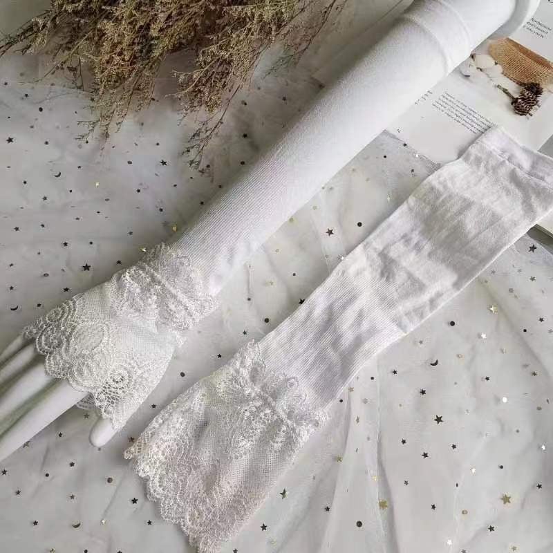 Mi Ying Yu Ljetne rukave od ice silk, UV zaštita, čipkani detalj, za vožnju