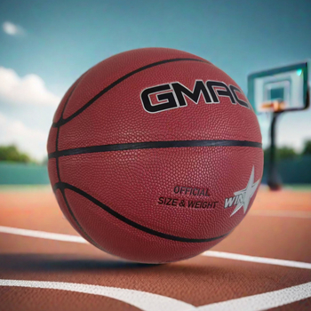 PU edzéskosárlabda – nyomtatott logó, testreszabható feldolgozás, licencelhető magáncímke, gyerekeknek