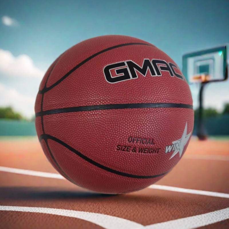 PU edzéskosárlabda – nyomtatott logó, testreszabható feldolgozás, licencelhető magáncímke, gyerekeknek