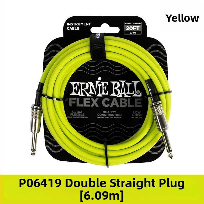 Cablu pentru chitară electrică Ernie Ball PO64 Series din cupru