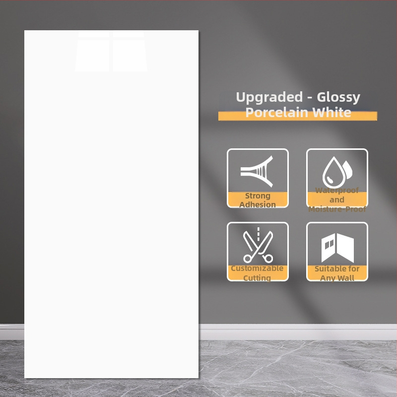 Samoljepljiva zidna naljepnica: ploča s imitacijom mramora od aluminijsko-plastičnog panela, PVC dekorativna zidna naljepnica, moderni minimalistički stil, 5+ komada