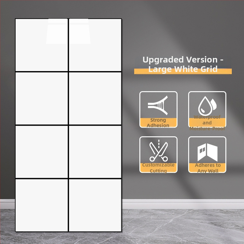 Samoljepljiva zidna naljepnica: ploča s imitacijom mramora od aluminijsko-plastičnog panela, PVC dekorativna zidna naljepnica, moderni minimalistički stil, 5+ komada