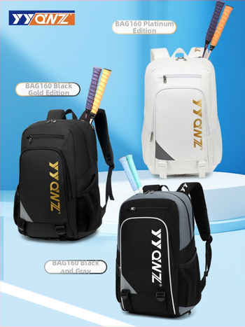 Раница за бадминтон/тенис, YYQWZ, от Oxford плат, водоустойчива и издръжлива, лека, с печат на лого