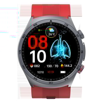 Ceas inteligent S25 cu pompă de aer, tensiune arterială, ritm cardiac, SpO2, apel Bluetooth