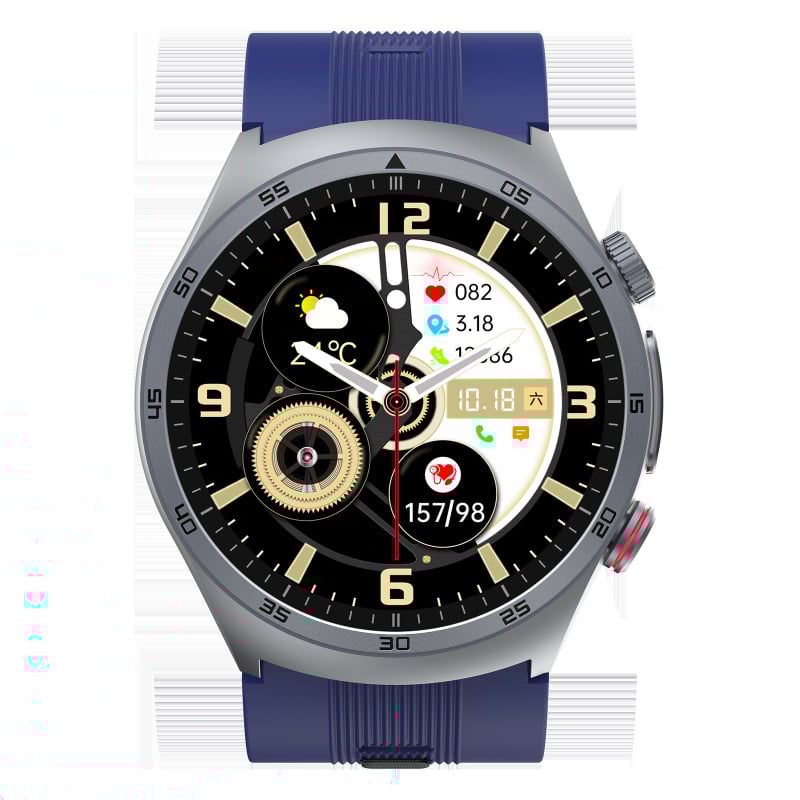 Ceas inteligent S25 cu pompă de aer, tensiune arterială, ritm cardiac, SpO2, apel Bluetooth
