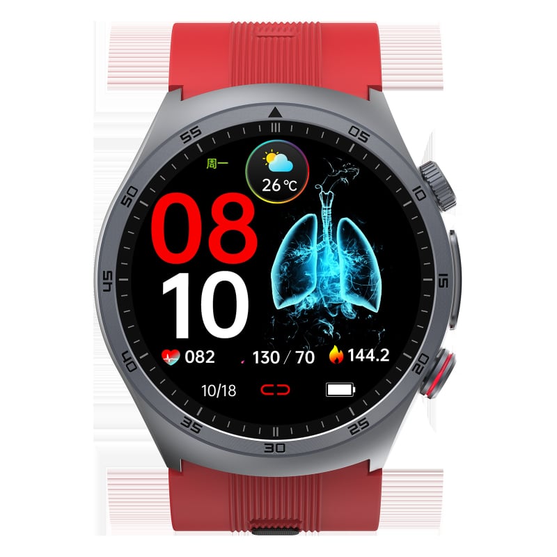 Ceas inteligent S25 cu pompă de aer, tensiune arterială, ritm cardiac, SpO2, apel Bluetooth