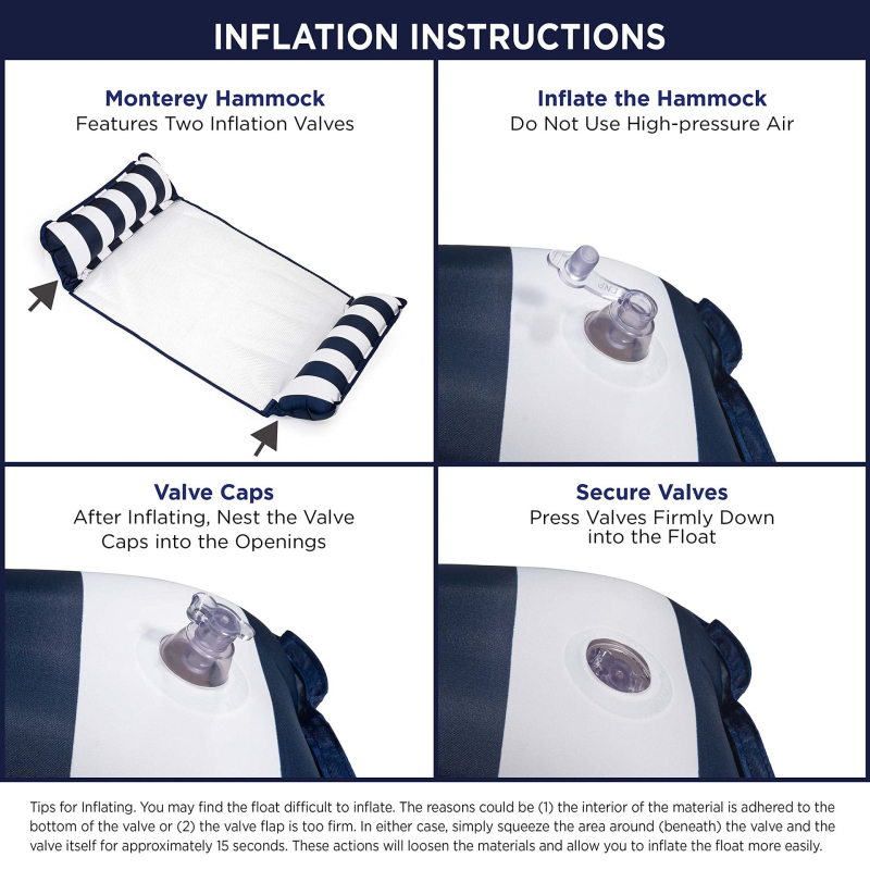 Șezlong gonflabil din plasă pentru piscină — material PVC, Model 0203, Brand Juyang, Categorie: Altceva