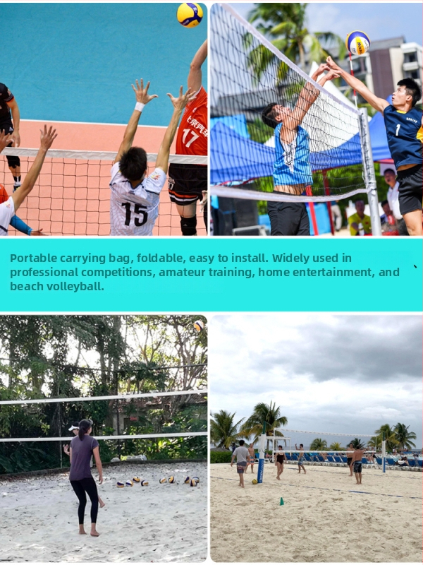 Volejbalová sieť – Plážový volejbal, PVC materiál, šitie na stroji, potlačené logo, možnosť personalizácie
