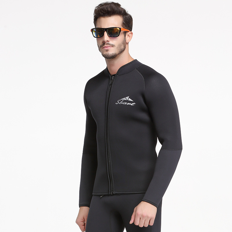 Dvodjelni wetsuit za ronjenje – Sbart, 90% guma + 10% najlona, zadržava toplinu, pogodan za ronjenje i plivanje