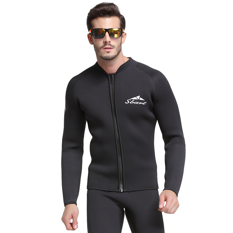Dvodjelni wetsuit za ronjenje – Sbart, 90% guma + 10% najlona, zadržava toplinu, pogodan za ronjenje i plivanje