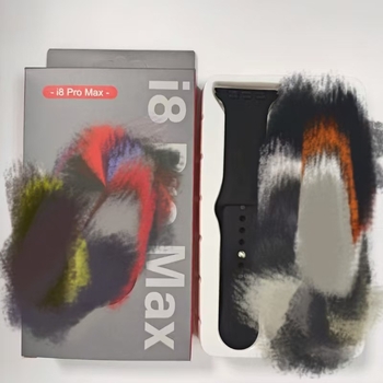 i8ProMax Смарт часовник гривна с Bluetooth обаждания, стъпкомер и сърдечен ритъм, силиконов ремеш, TFT екран, USB зареждане