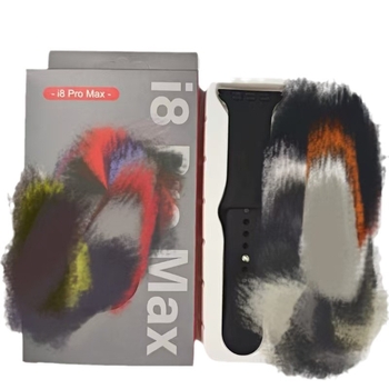 i8ProMax Смарт часовник гривна с Bluetooth обаждания, стъпкомер и сърдечен ритъм, силиконов ремеш, TFT екран, USB зареждане