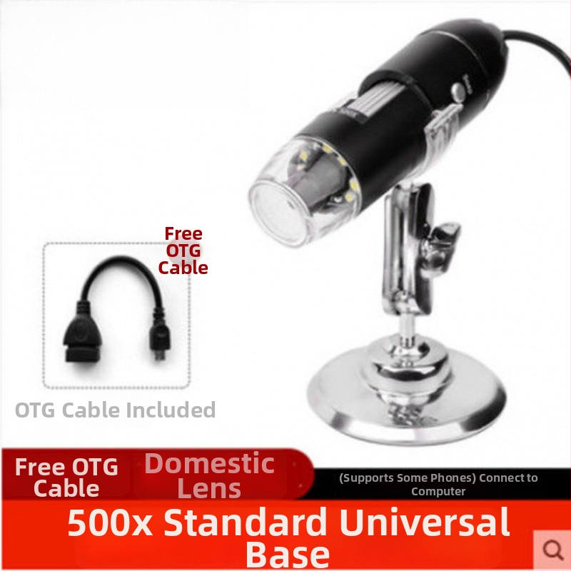 USB digitálny mikroskop s 1600× zväčšením na skúmanie kože a vlasových folikulov — kompatibilný so smartfónom, vysoké rozlíšenie snímok