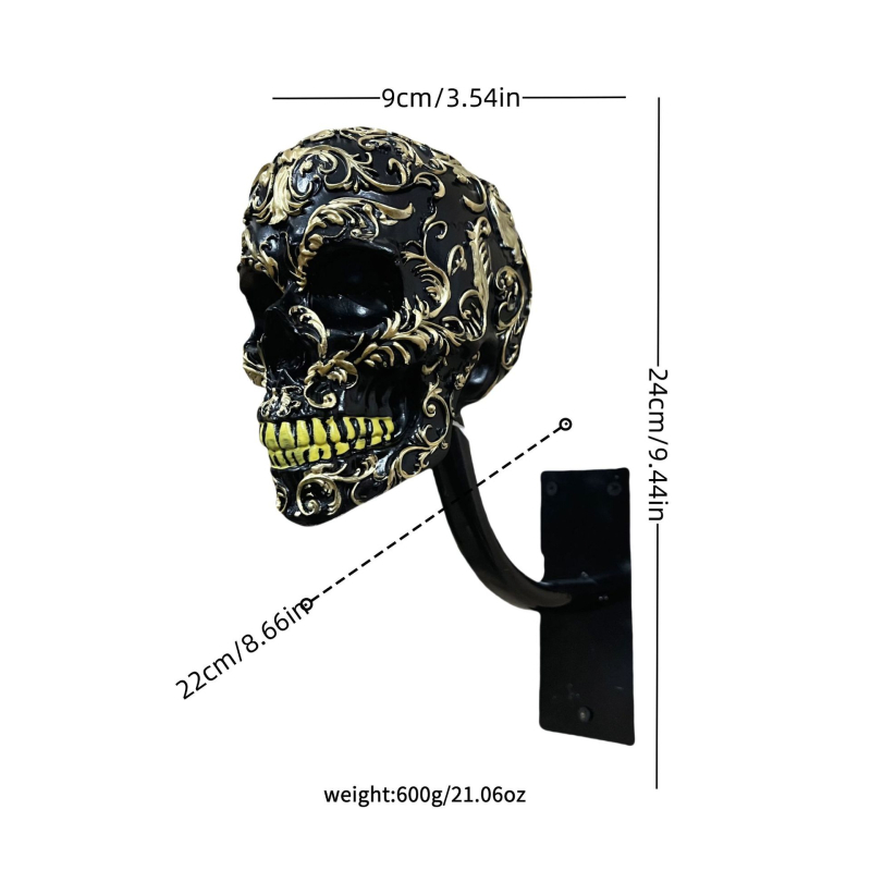 Διακοσμητικό τοίχου από ρητίνη με κρανίο σε μορφή κράνους μοτοσικλέτας, κρεμαστό διακοσμητικό για σπίτι και αυλή (Υλικό: ρητίνη; Μορφή: κράνος μοτοσικλέτας; Κατηγορία: κατασκευές από ρητίνη)