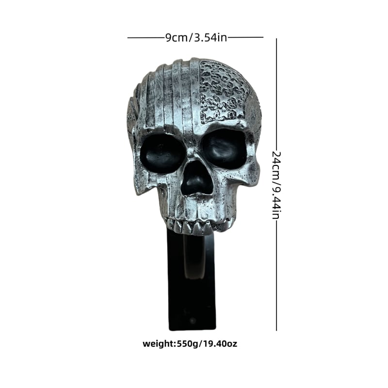 Διακοσμητικό τοίχου από ρητίνη με κρανίο σε μορφή κράνους μοτοσικλέτας, κρεμαστό διακοσμητικό για σπίτι και αυλή (Υλικό: ρητίνη; Μορφή: κράνος μοτοσικλέτας; Κατηγορία: κατασκευές από ρητίνη)