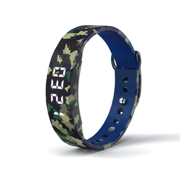 Презареждаща се смарт гривна за напомняне с аларма и обратно преброяване, стъпков брояч, IPS екран, USB зареждане