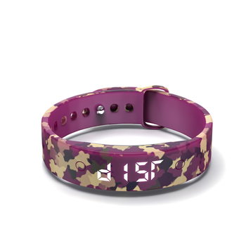 Презареждаща се смарт гривна за напомняне с аларма и обратно преброяване, стъпков брояч, IPS екран, USB зареждане