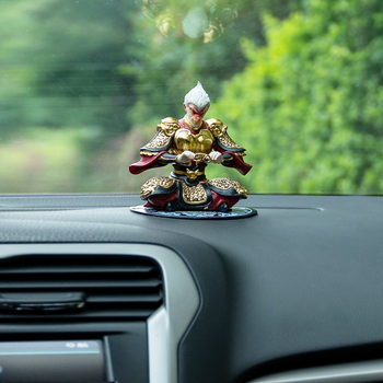 Διακοσμητικό αυτοκινήτου από ρητίνη με Monkey King, κινεζικού στυλ, ρητίνης χειροποίητη διακοσμητική τέχνη, κατάλληλο δώρο για επιχειρήσεις και εκδηλώσεις