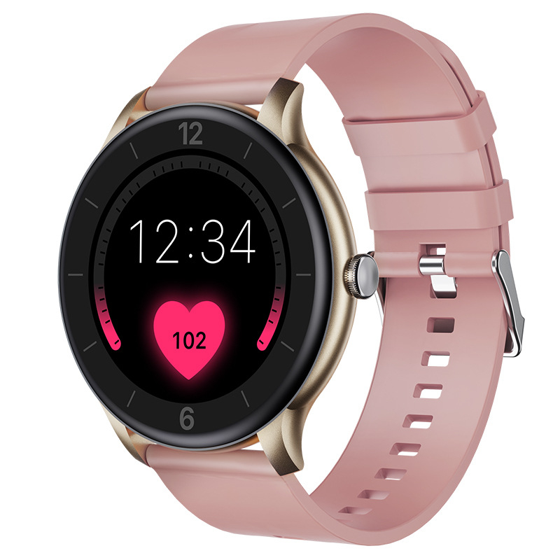 GT2 Смарт часовник с кръгъл TFT дисплей, мониторинг на сърдечната честота и сатурацията на кислорода в кръвта, NFC, Bluetooth разговори и безжично зареждане