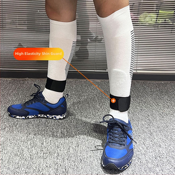 Futbalové štíty na lýtko, PU materiál, prispôsobiteľné, ochrana lýtka, noha