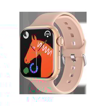 Смарт часовник S9 с Bluetooth разговори и NFC плащания (AMOLED дисплей, мониторинг на здравето, следене на съня, безжично зареждане)