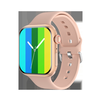 Смарт часовник S9 с Bluetooth разговори и NFC плащания (AMOLED дисплей, мониторинг на здравето, следене на съня, безжично зареждане)