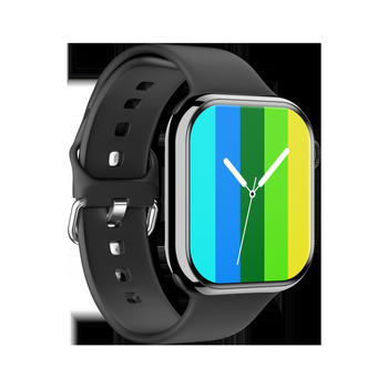 Смарт часовник S9 с Bluetooth разговори и NFC плащания (AMOLED дисплей, мониторинг на здравето, следене на съня, безжично зареждане)