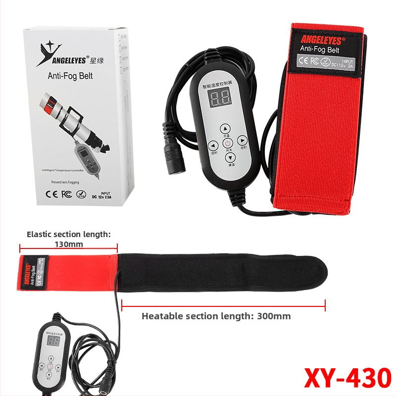 Starry vykurovacia páska na odmrazovanie pre ďalekohľad a objektív kamery, s displejom teploty, nastaviteľná a s časovačom