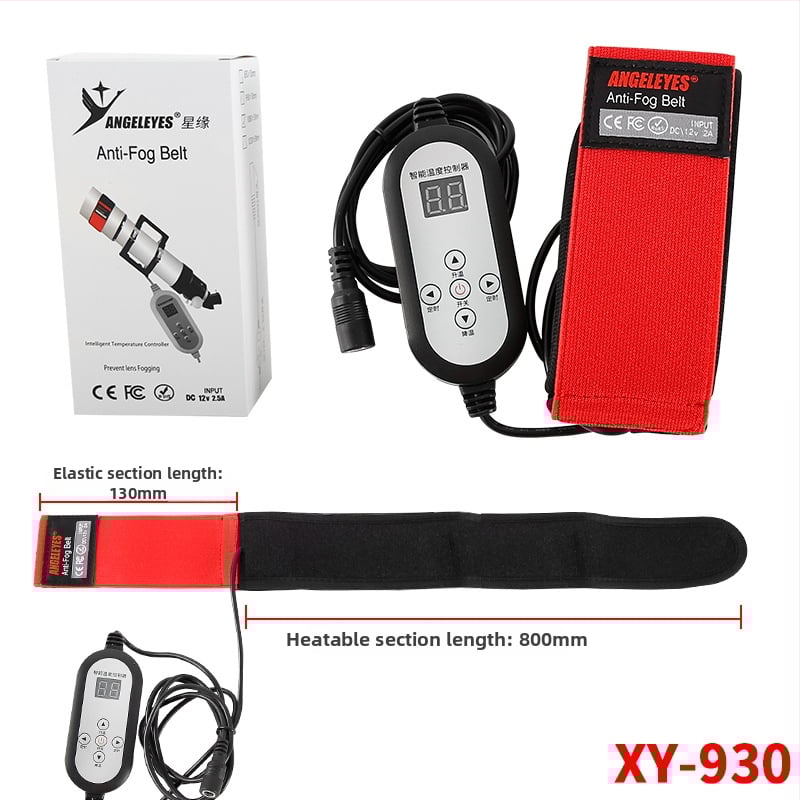 Starry vykurovacia páska na odmrazovanie pre ďalekohľad a objektív kamery, s displejom teploty, nastaviteľná a s časovačom