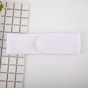 Pamukasta vaflasta čelenka za kosu s Velcro-om, za ljepotu i sport, prilagodljiv logotip, europski i američki stil