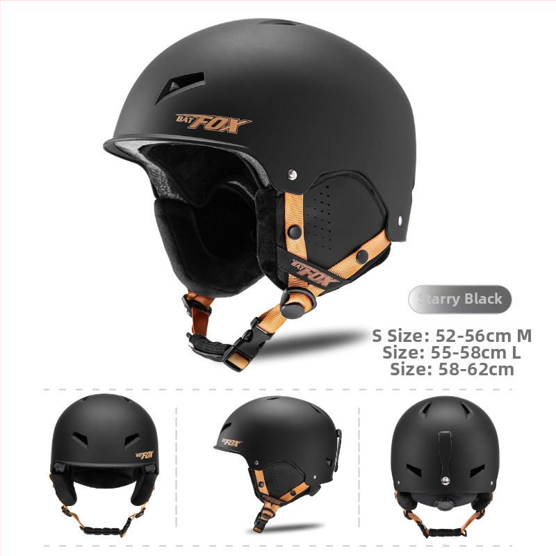 Nova stil kaciga za skijanje i snowboard za odrasle i djecu, topla, otporna na vjetar, zaštita od udara, za vanjsku upotrebu