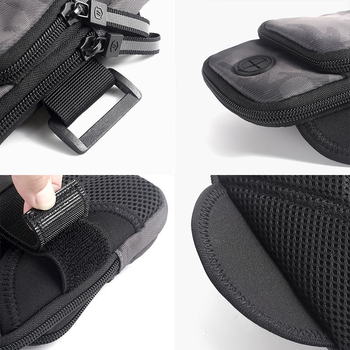 Geantă de braț pentru telefon, impermeabilă, nylon, model geometric, brand YIPINU