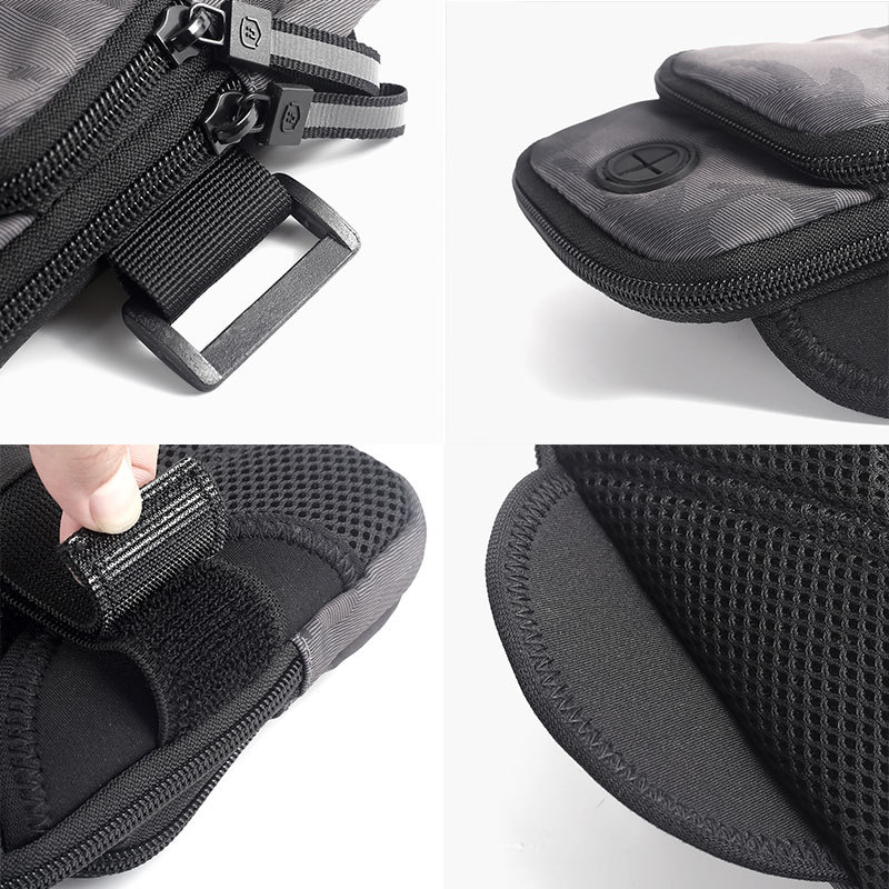 Geantă de braț pentru telefon, impermeabilă, nylon, model geometric, brand YIPINU