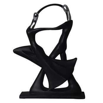 Γλυπτό ρητίνης με χαρακτήρες μουσικής μπάντας – Σκανδιναβικός μινιμαλιστικός σχεδιασμός για καθιστικό, διακοσμητικό για τηλεόραση και κρασί, αφαιρετική τέχνη, Violin