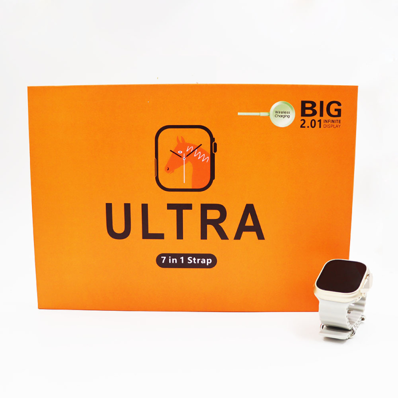 Pametni sat S9 s kompletnim setom od 7 narukvica – 7-u-1 dizajn, mjerenje otkucaja srca, SpO2, praćenje sna, brojanje koraka, bežično punjenje