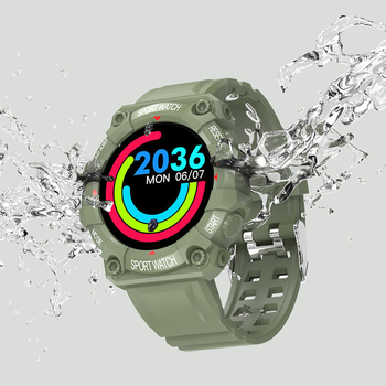 Smart hodinky s kruhovým TFT displejom, meranie tepu a kyslíka v krvi, krokomer, sledovanie spánku