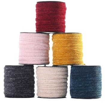 Chenille flokirani trakasti materijal, neelastična užad za kapu, dodaci za kosu i pakiranje darova