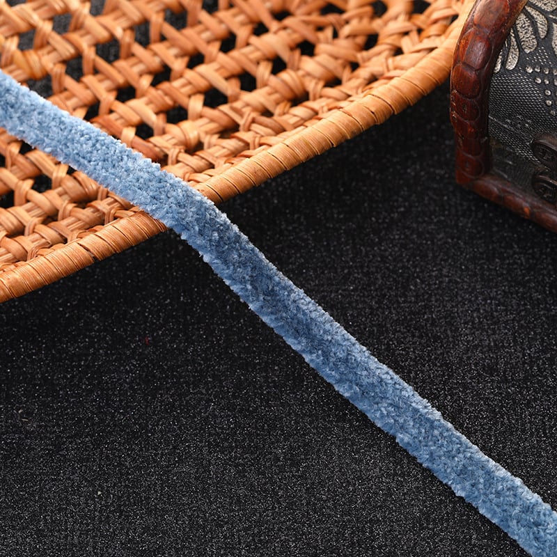 Chenille flokirani trakasti materijal, neelastična užad za kapu, dodaci za kosu i pakiranje darova
