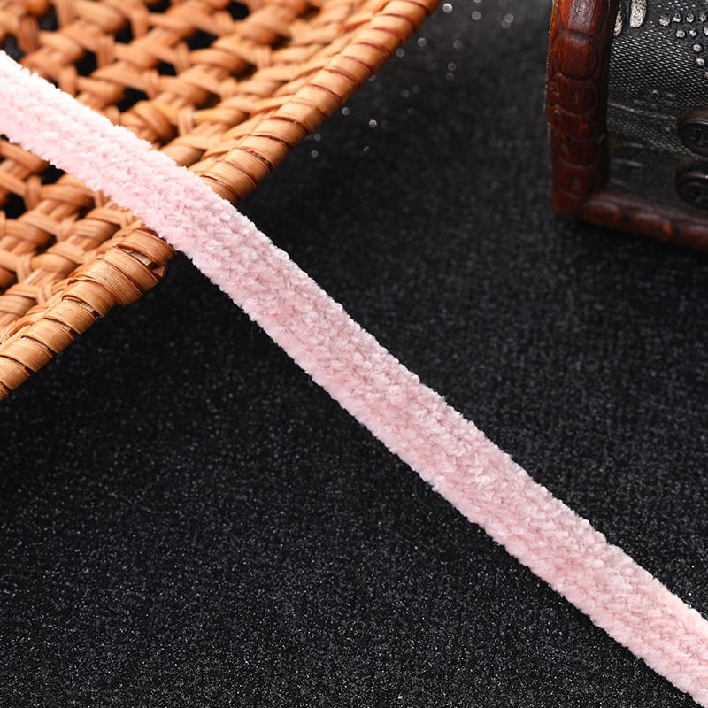 Chenille flokirani trakasti materijal, neelastična užad za kapu, dodaci za kosu i pakiranje darova