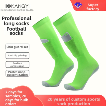 Unisex futbalové ponožky Nylon Spandex — Rýchloschné, Protišmykové, Úľava od bolesti lýtka — Pre futbal, Profesionálne súťaže, Fitness