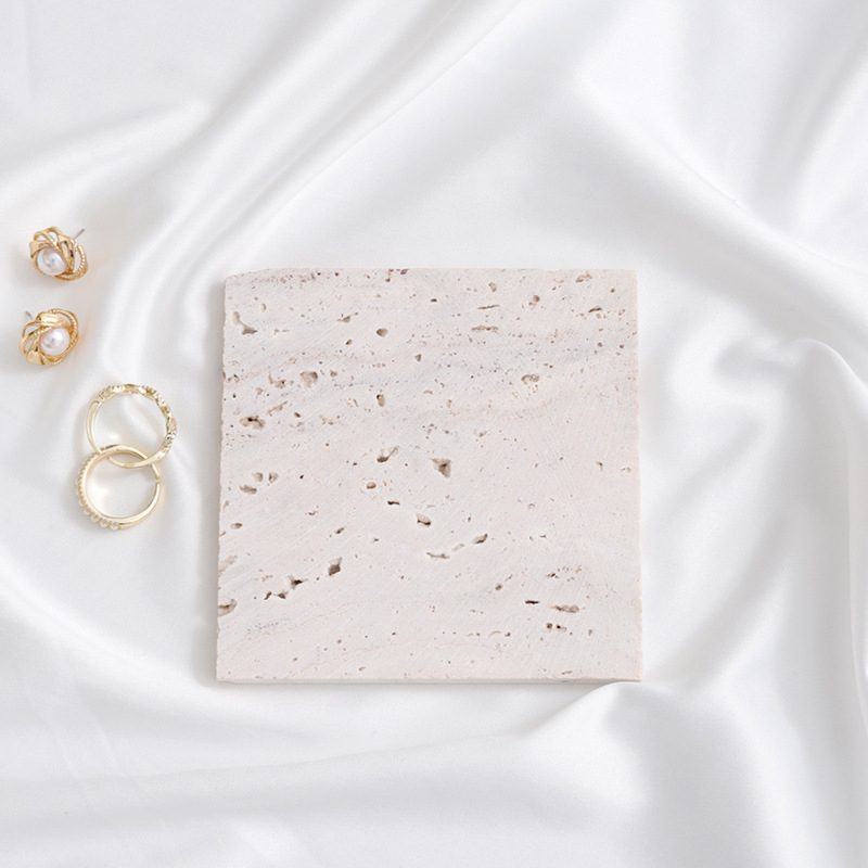 Fundal de pânză pentru fotografierea produselor cu bloc de piatră de peșteră și placă de marmură naturală, pentru cercei și coliere (Timp de lansare pe piață: 2022; Sursă: Spot; Tip: Pânză de fundal; Scenarii: Fotografierea produselor; Material: Piatră de 