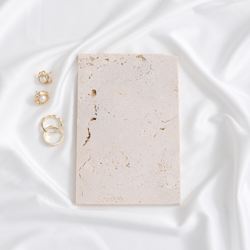 Fundal de pânză pentru fotografierea produselor cu bloc de piatră de peșteră și placă de marmură naturală, pentru cercei și coliere (Timp de lansare pe piață: 2022; Sursă: Spot; Tip: Pânză de fundal; Scenarii: Fotografierea produselor; Material: Piatră de 