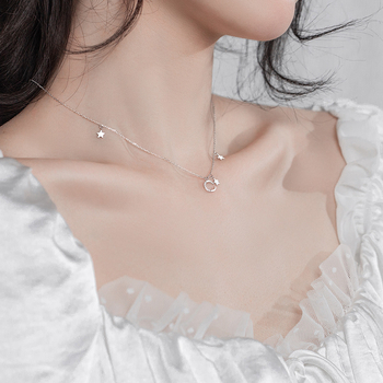 Ezüst Keresztlánc Egyrétegű