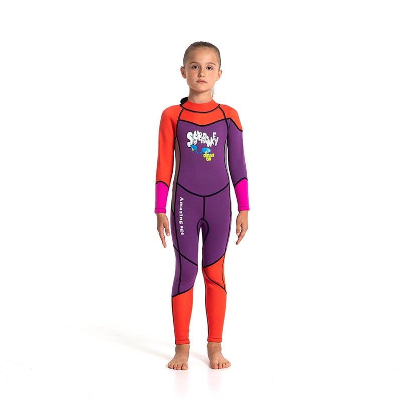 Dječji neoprenski wetsuit 2.5 mm — unisex, zadržava toplinu; za ronjenje, snorkeling, surfanje i plivanje; sve sezone