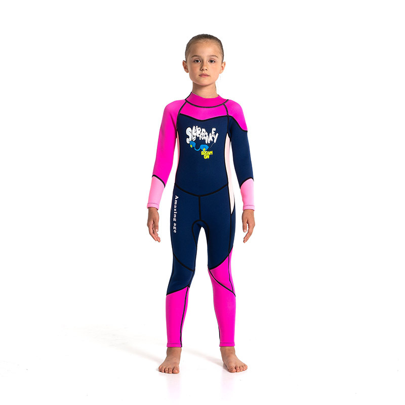 Dječji neoprenski wetsuit 2.5 mm — unisex, zadržava toplinu; za ronjenje, snorkeling, surfanje i plivanje; sve sezone